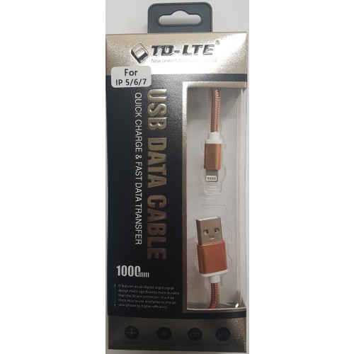 iPhone/iPads_USB Cable TD CA04 Rose Gold